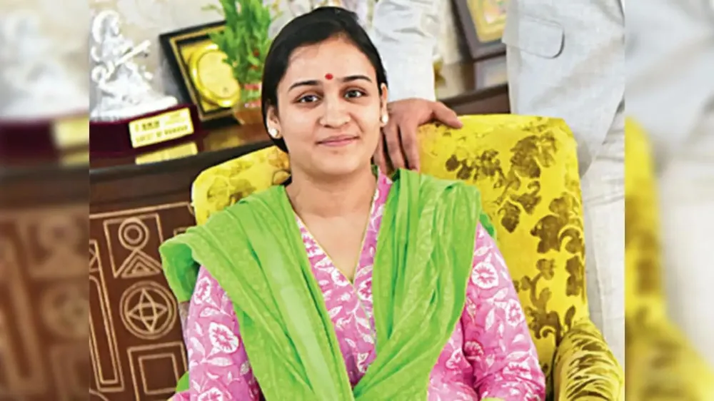 Aparna Yadav, Indian politician, classical singer and social worker; portrait courtesy of her official Instagram (@aparna.y)