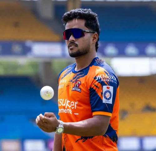 Mangesh Yadav, Cricketer, left-arm fast-medium bowler