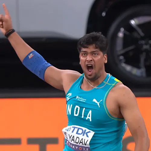 Sachin Yadav, Athlete (javelin throw); police constable
